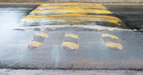 La Nación / La Municipalidad de Asunción retirará lomadas colocadas en cruces semafóricos