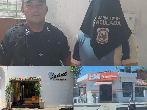 Detienen a presunto autor de una seguidilla de hurtos en el centro de Concepción - Concepción al Día