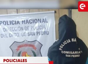 Detienen a presunto autor de asalto a mano armada en San Pedro de Ycuamandyyú - Canal-E