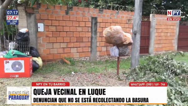 Vecinos denuncian falta de recolección de basuras desde antes de Navidad
