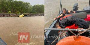 ENCARNACIÓN: EXITOSO RESCATE FLUVIAL EN EL RÍO PARANÁ