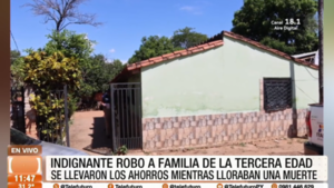 Indignante robo a familia de la tercera edad