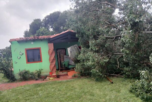 Temporal destruye vivienda y local de USF en zona rural de Concepción - Concepción al Día