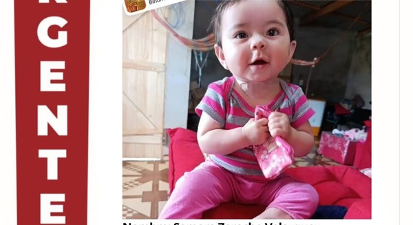 Beba de 11 meses desapareció del Hospital de Minga Guazú - trece