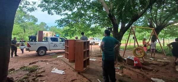 Video: temporal deja sin techo a Unidad de Salud Familiar en Concepción  - Nacionales - ABC Color