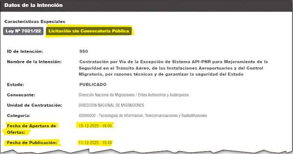 En solo seis días, Migraciones cocinó  millonaria licitación para aeropuertos - Política - ABC Color
