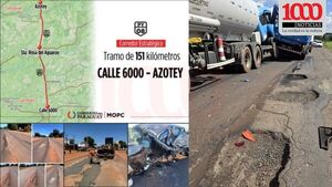 Ruta PY08: obras siguen paralizadas pese a declaración de emergencia
