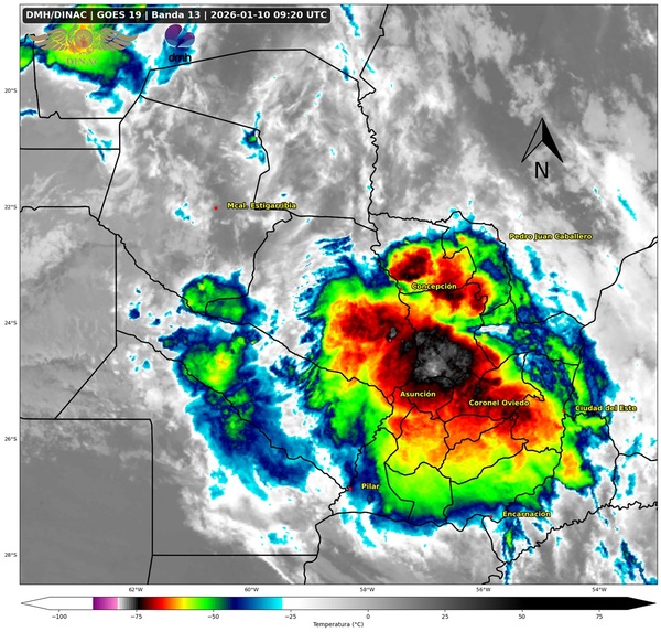 Tormentas intensas ponen en alerta a Central y gran parte del país - ADN Digital