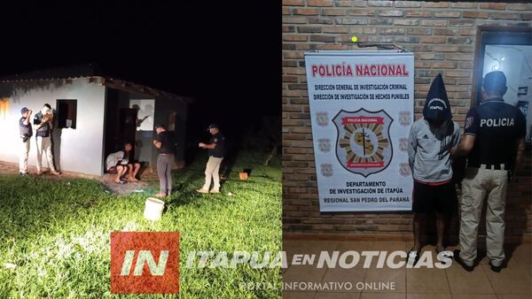 ALLANAMIENTO EN SAN PEDRO DEL PARANÁ POR INVESTIGACIÓN DE HOMICIDIO DOLOSO