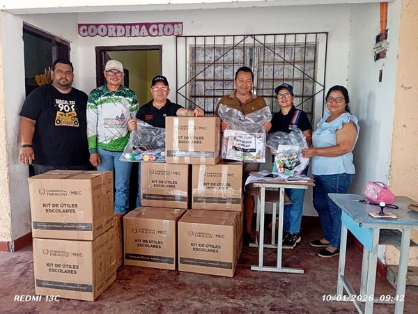 Los kits escolares ya están en Alto Paraguay