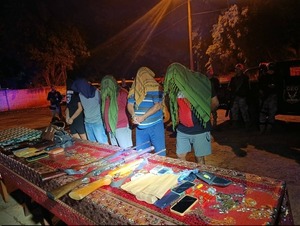 Desbaratan presunta banda de microtraficantes tras allanamientos en Caazapá