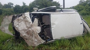 Dos policías fallecen en accidente de tránsito en Yby Yaú