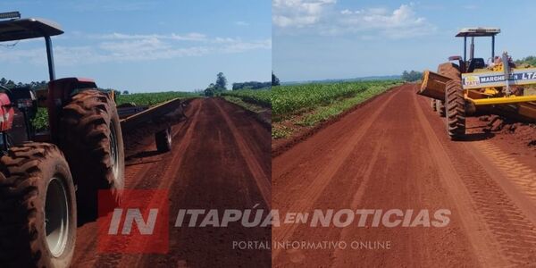 NUEVA ALBORADA CONTINÚA CON TRABAJOS DE MANTENIMIENTO VIAL