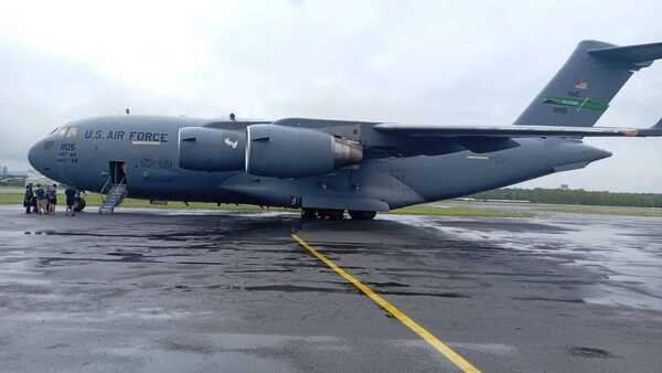 El C-17 de EE.UU. aterriza en Paraguay con arsenal táctico para las Fuerzas Especiales