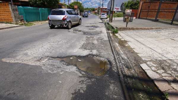 Caos en Luque: El Tape Tuja colapsa entre baches y obras