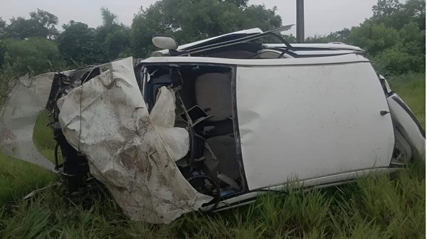 Tragedia en Yby Yaú: Mueren dos policías en vuelco