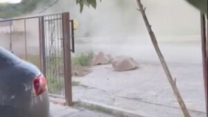 Pobladores de Itá están cansados de vivir en medio de la polvareda