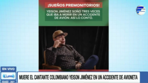 El cantante colombiano Yeison Jiménez predijo su muerte