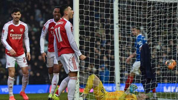 Martinelli se reivindica en la FA Cup