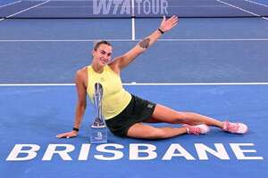 Sabalenka festeja en Australia - Tenis - ABC Color
