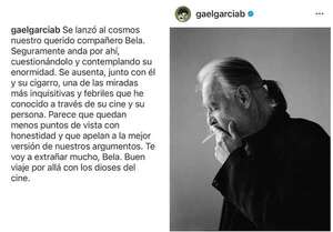 Gael García Bernal inicia el 2026 diciendo adiós a Béla Tarr - Cine y TV - ABC Color