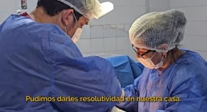 Cirugías y atención especializada llegaron al corazón del Chaco