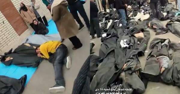La Nación / Protestas en Irán: verifican decenas de cuerpos amontonados fuera de una morgue