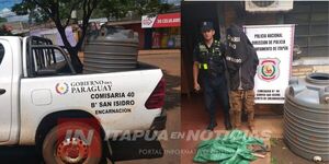  POR HURTAR UN TANQUE DE AGUA UN JOVEN TERMINÓ TRAS LAS REJAS 