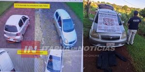 INCAUTAN VEHÍCULO Y PRENDAS EN INVESTIGACIÓN POR ROBO A ESTACIÓN PETROPAR DE OBLIGADO