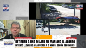 Detienen a una mujer por intentar llevarse a la fuerza a tres niños en Mariano Roque Alonso