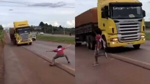 Apresan a joven que amaga a camiones para ser viral en redes sociales