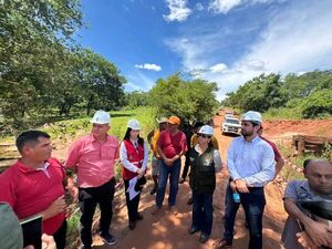 Inician obras del puente en la comunidad de San Roque, distrito de Yby Ya’u - Concepción al Día