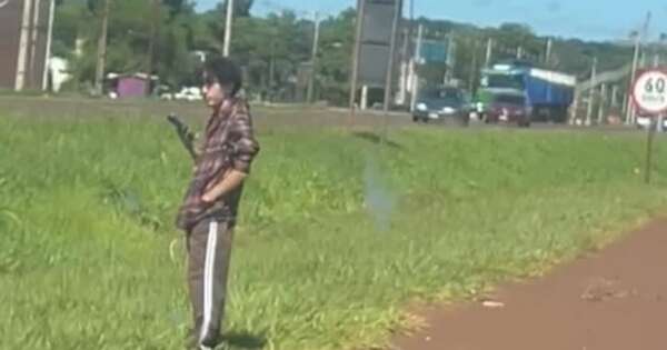 La Nación / Reto peligroso: joven detenido dijo que cobraba G. 30 mil por cada desafío