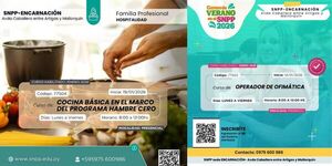 SNPP ENCARNACIÓN HABILITA NUEVOS CURSOS DE VERANO EN GASTRONOMÍA