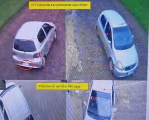 Incautan vehículo presuntamente utilizado en asalto a estación de Petropar en Obligado - Policiales - ABC Color