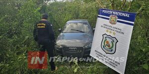 RECUPERAN EN ENCARNACIÓN VEHÍCULO ROBADO CON MATRÍCULA ARGENTINA