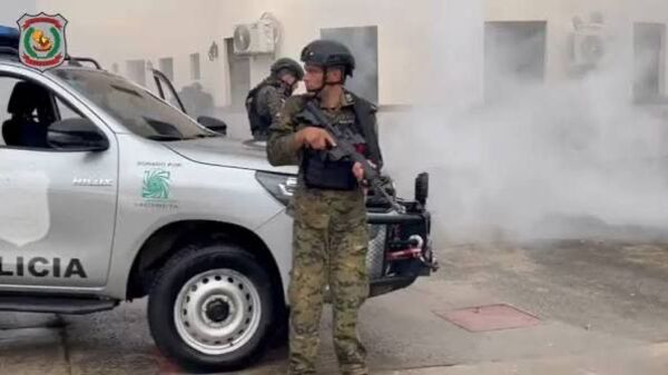 Popular / Fuga de gas pimienta afectó a varios cerca campo de tiro