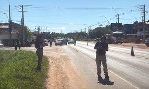 Inició la reconstrucción del accidente fatal ocurrido cerca del Cruce Coronel Oviedo - OviedoPress