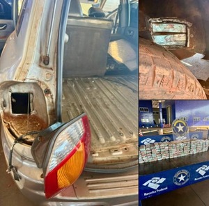 Incautan más de 140 kilos de marihuana en el Puente de la Amistad