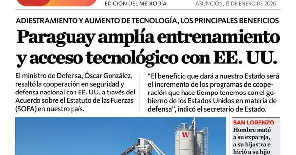 La Nación / LN PM: edición del 13 de enero