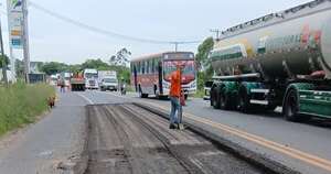 Diario HOY | Intensifican trabajos en tramos críticos de la Ruta PY01, entre Ypané y Quiindy