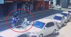 Diario HOY | A pedradas, vecinos frustran asalto a joyería en el centro de Luque