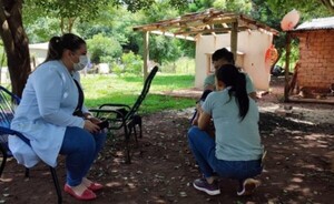 Equipo de salud realiza consultas domiciliarias en Minga Porã