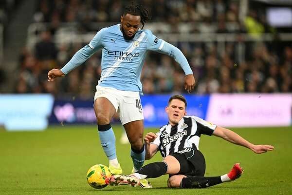 Copa de la Liga de Inglaterra: El City toma ventaja sobre el Newcastle - Fútbol Internacional - ABC Color
