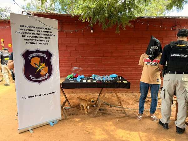 Luque: incautan cocaína, crack y marihuana en operativo contra el microtráfico - Policiales - ABC Color