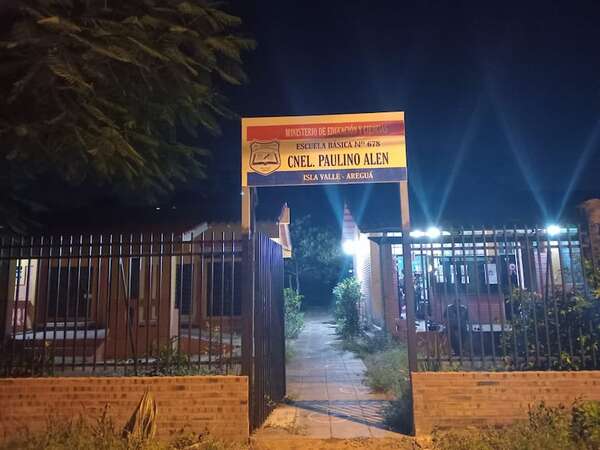 Robo en escuela de Areguá deja sin equipos a 150 alumnos - Policiales - ABC Color