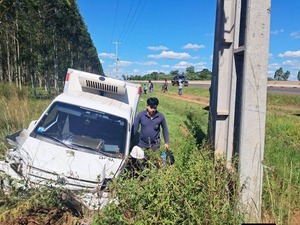Siniestro vial en San José de los Arroyos deja a una persona lesionada