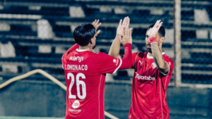 Golazo de Gabriel Ávalos en la Serie Río de la Plata