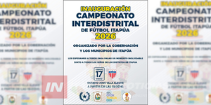 TODO LISTO PARA EL CAMPEONATO INTERDISTRITAL DE FÚTBOL 2026