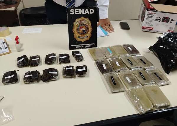 Incautan marihuana premium proveniente de Miami en el Silvio Pettirossi - Policiales - ABC Color